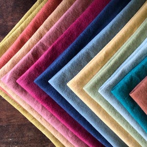 Hand Dyed Pure Wool Felt in a variety of colours + sizes