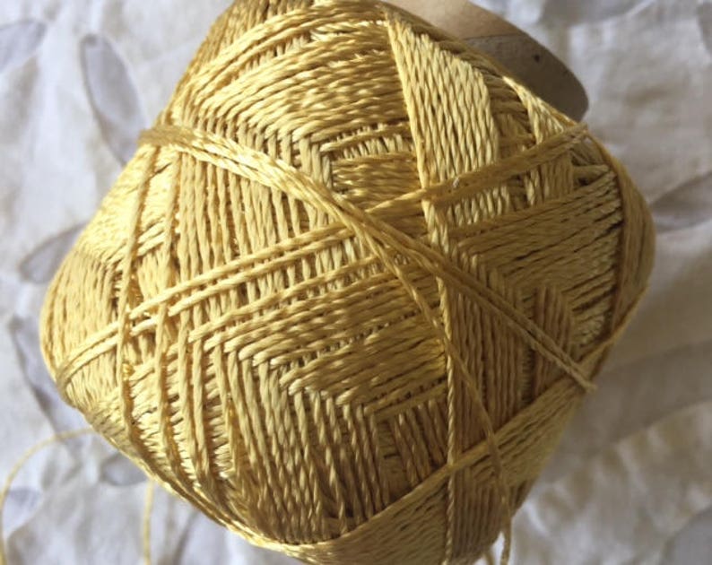 GOLD 3-ply Royal Rayon Crochet Yarn 50gm Ball Gold Thread - Etsy Australia