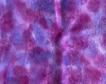 Pure Wool Felt hand painted in pinks and purple tones ~ various sizes available