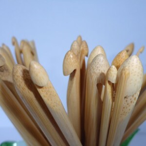 Bamboo Crochet Hooks in various sizes from 3mm to 10mm or all 8 image 2