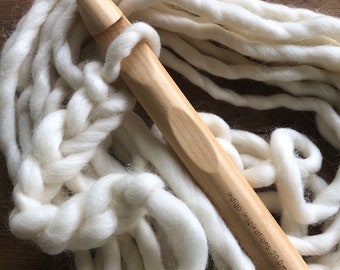 Chunky Crochet Hook - Crochet Hook - 20mm Crochet Hook - Bamboo Crochet Hook - Chunky Crochet - Big Crochet - Crochet Tool - Granny Squares