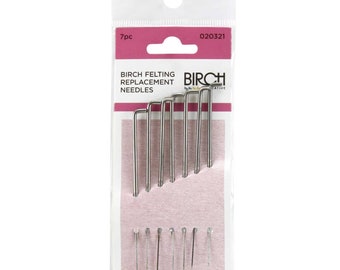 Dry felting replacement needles