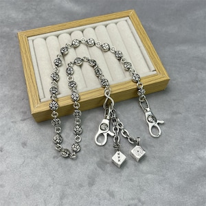 Chrome Hearts Handmade Wallet Chain, CH Style Punk Wallet Chrome Hearts Handmade Wallet Chain, CH Style Punk Wallet