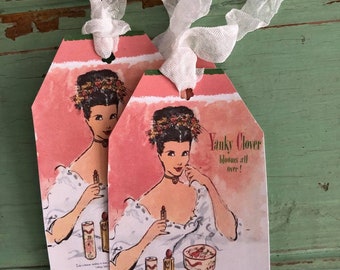 Yanky Clover Gift Tags. Set of 4 Tags.