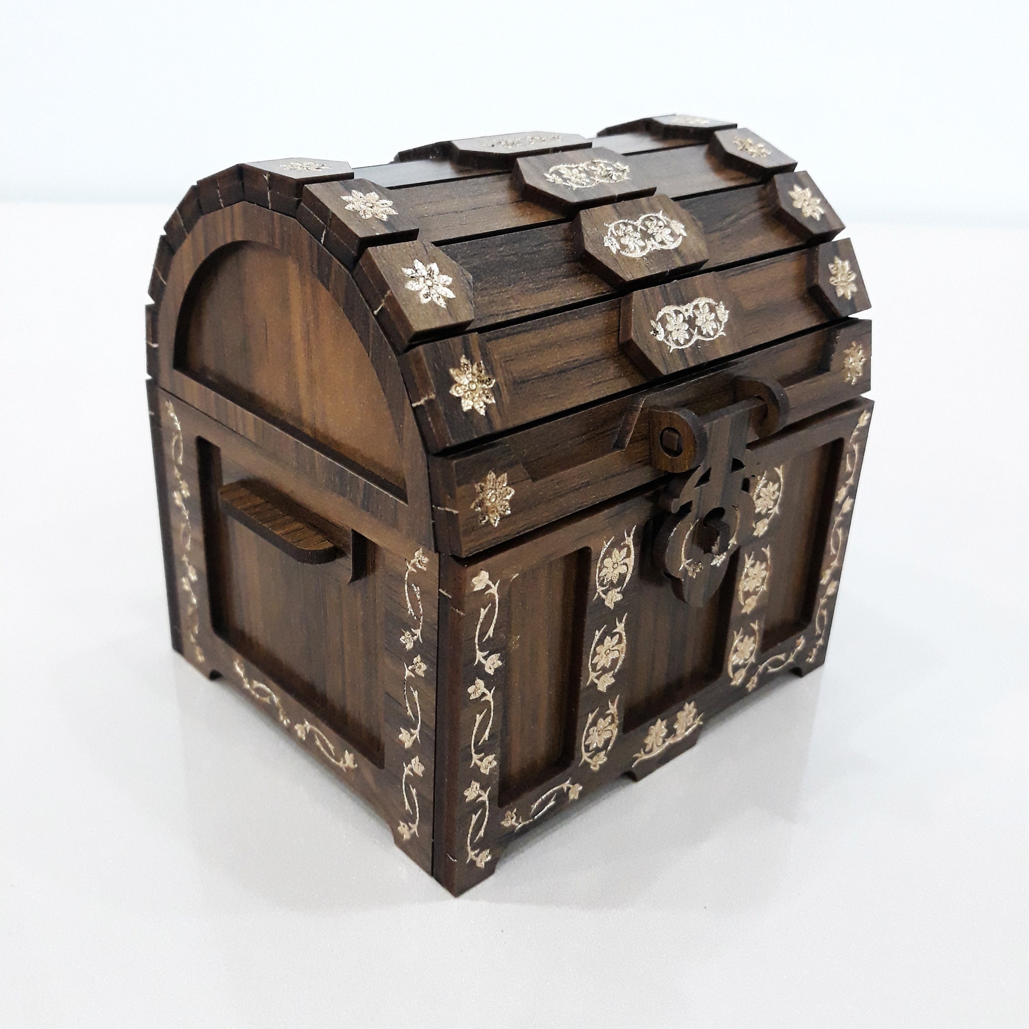 Treasure Box Design Treasure Chest SVG Jewelry Box Svg Cut File Wooden Box Cut Files ...