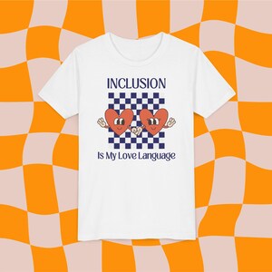 Inclusion is my Love Language Kids T-Shirt, Neurodiversity Affirming Kids T-Shirt, Autism Acceptance Kids T-Shirt