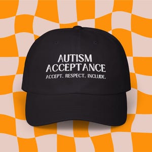 Autism Acceptance Classic Dad Hat, Autism Acceptance Hat, Inclusion Hat, Autism Hat, Neurodiversity Affirming Hat