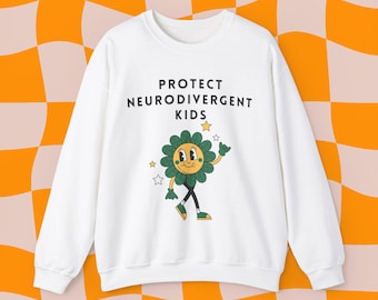 Protect Neurodiversent Kinder Sweatshirt, Neurovielfalt Affirming Sweatshirt, Autismus Akzeptanz Sweatshirt, Neurovielfalt Sweatshirt