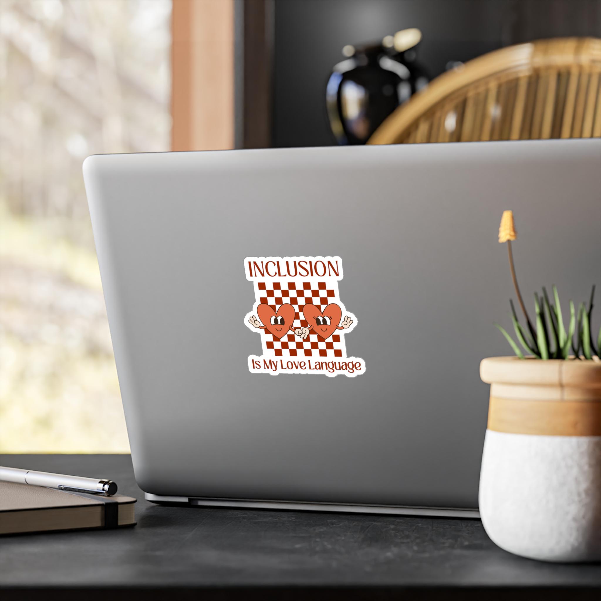 Inclusion is My Love Language Sticker, Neurodiversity Sticker, Autism ...