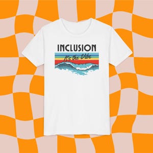 Inclusion - It&#39;s The Vibe Kids Shirt, Neurodiversity Affirming Kids Shirt, Autism Acceptance Kids Shirt, Inclusion Kids Shirt
