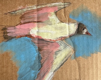 original bird painting