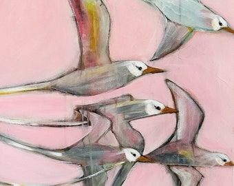 original seagulls painting