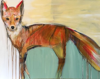 original fox painting
