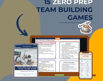 Icebreaker Games | Team Building Activities | Employee Engagement | Virtual Team Games | Printable Digital Download | Office Party Games