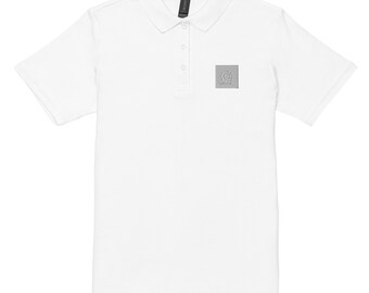 Trendy Women’s pique polo shirt, Mockup