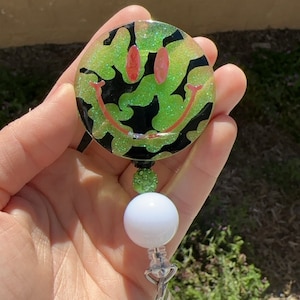 Smiley Face Badge Reel