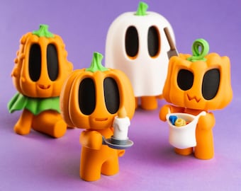 Customizable Blob Pumpkin Figures, Halloween Pumpkin Figures & Decor