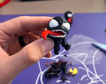 Mini Cartoon Venom Rearview Mirror Hanging Accessory, Venom Car Accessory, Venom the Last Dance, Venom Car Hanging Orniment