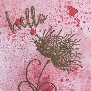 Clearance Hello Designer Greeting Cards Note Card Craft Card 5x7 Inches