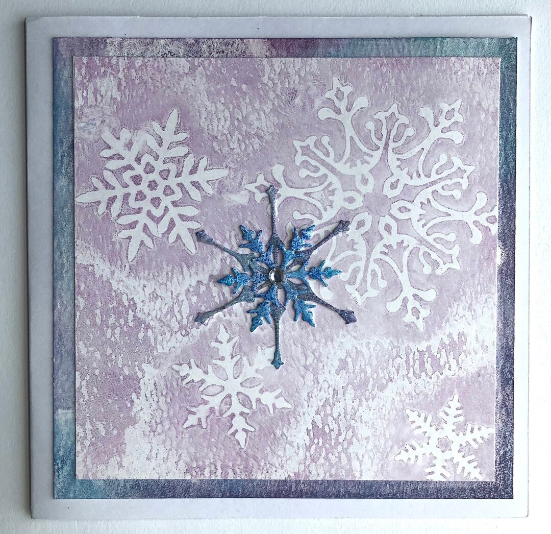 Clearance Snowflake Series Designer Greeting Cards Note Card Craft Card ...