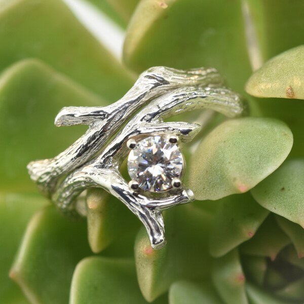 Twig Engagement Ring - Etsy