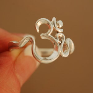 Om Sweet Om Ring, ohm ring, om ring, gold om ring, silver om ring, ohm jewelry,