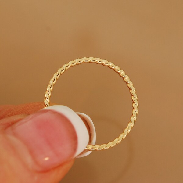 14 Karat Gold Filled Stacking Band