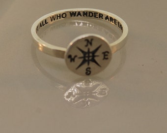 Compass Wander Ring Original Sterling Silver