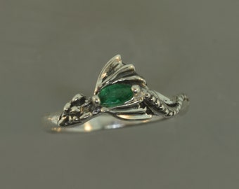 For Stephanie special order Baby dragon ring with tourmaline