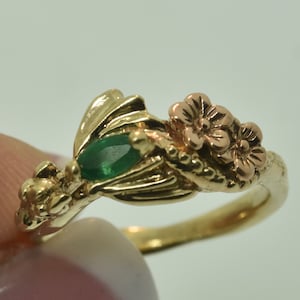 Baby dragon ring,14 karat gold, alternative wedding ring, dragon ring, elvish ring, stack ring, engagement ring, rose gold dragon ring,