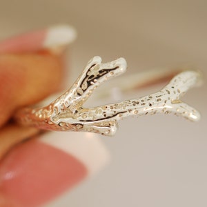 Reef Coral Branch Ring, alternative Wedding Ring, Branch Ring, Twig Ring