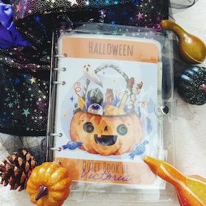 Libro Tranquilo/Libro Ocupado con temática, actividades educativas y educativas "halloween" para niños a partir de 2 años.