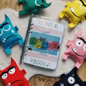 Libro Tranquilo / Libro Ocupado emociones, actividades educativas para niños a partir de 2 años, actividades manuales, juegos de números y mucho más.