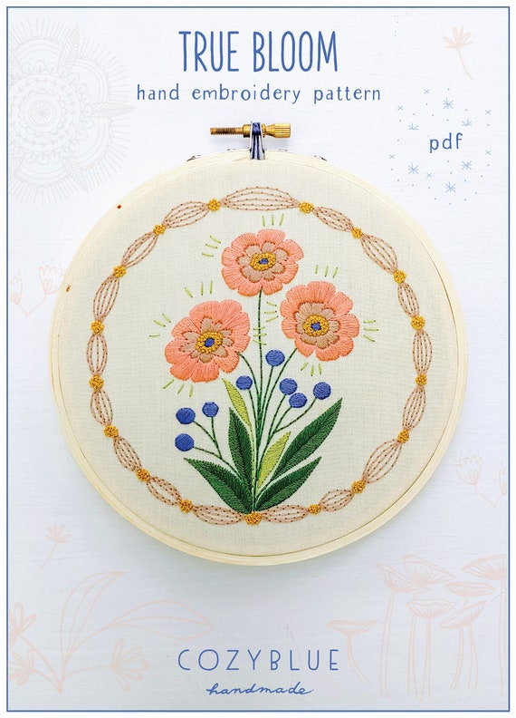 Blooming Hydrangea Hand-Embroidered Brooch Pin Blooming Hydrangea Hand-Embroidered Brooch Pin