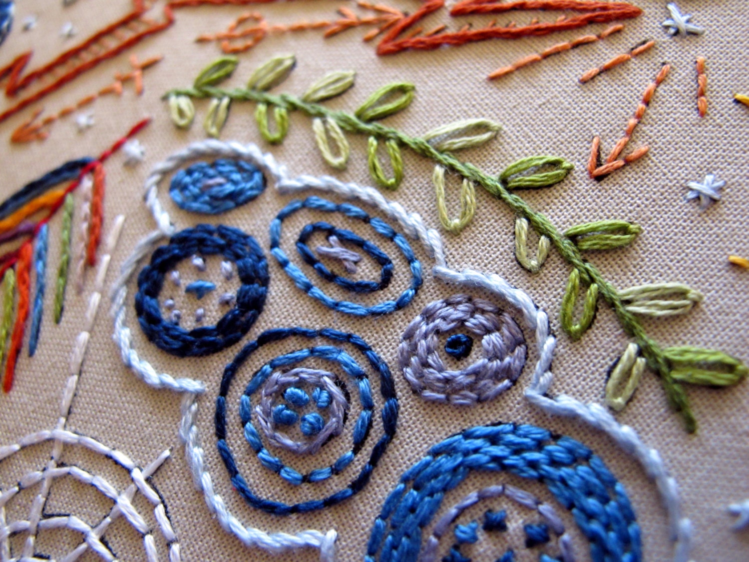 FULL CIRCLE pdf embroidery pattern hand embroidery Etsy