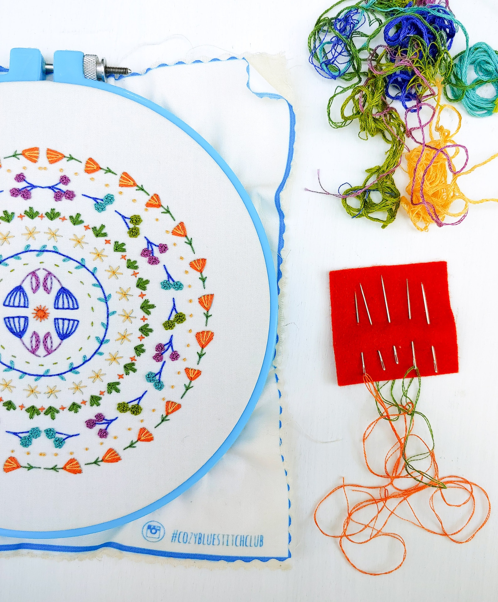 STITCHES in the ROUND Pdf Embroidery Pattern Embroidery - Etsy