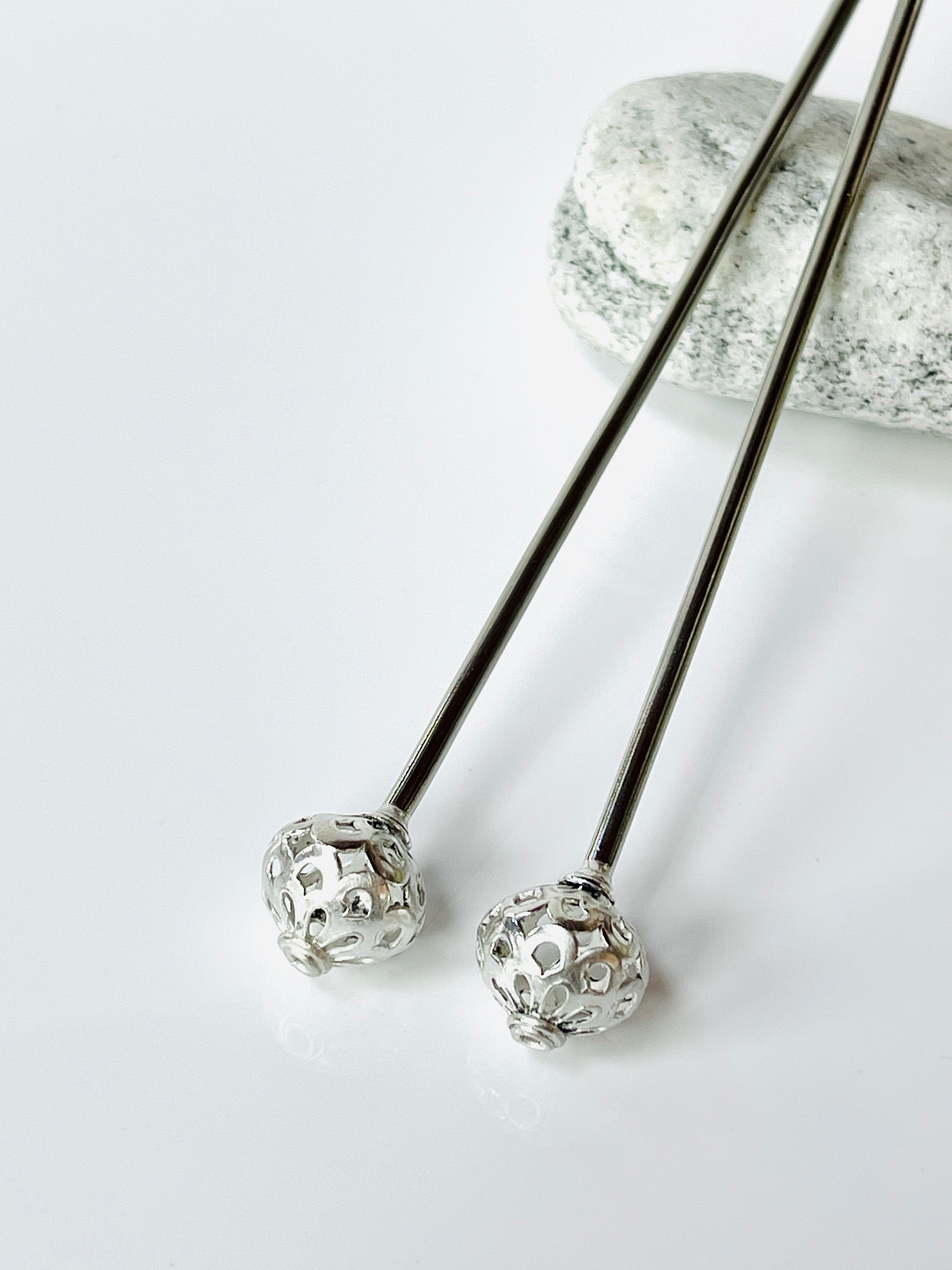 Corsage Pins - Rhinestone Ball - Crystal