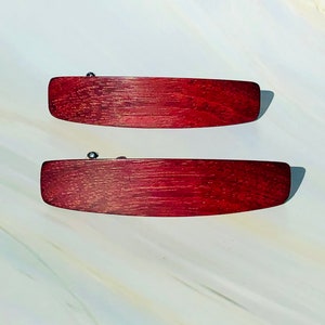 Haarspangen für Damen Holz Haarspangen Kleine Purpleheart Haarspangen für Feines Haar, Kinderhaar
