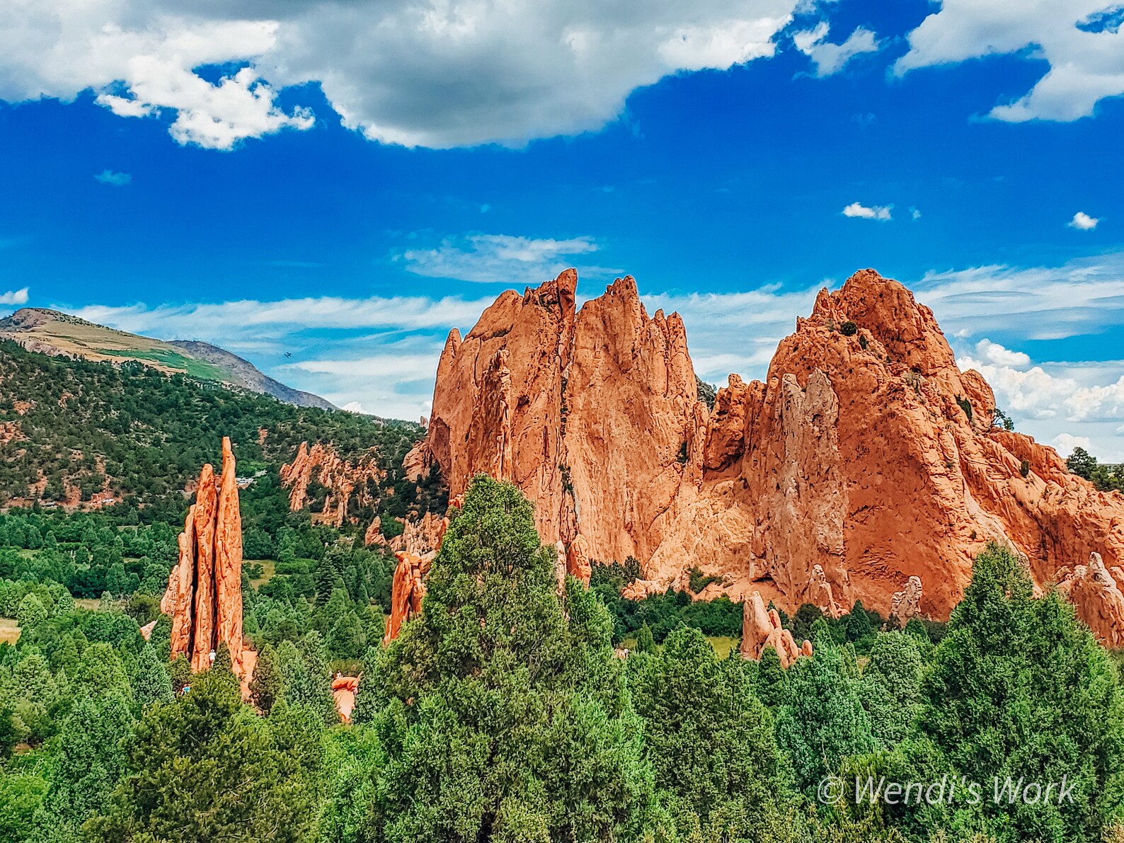 Garedn Red Rocks Garden of the Gods Colorado Print 8x10 - Etsy