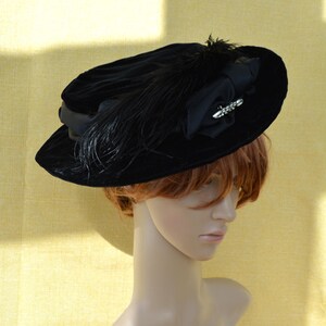 Edwardian Early 1900’s Velvet Hat