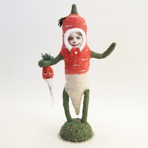 Spun Cotton Radish Child Figure image 1