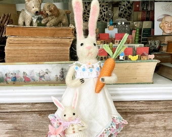 Spring Update - EXTRA LARGE Needle Felted Wool Spring & Easter Display