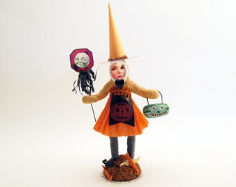 Halloween Update: One Of A Kind Spun Cotton Halloween Figure