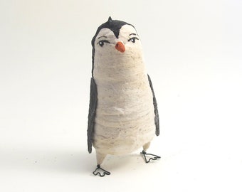 Spun Cotton Vintage Style Penguin Ornament/Figure (Assorted)
