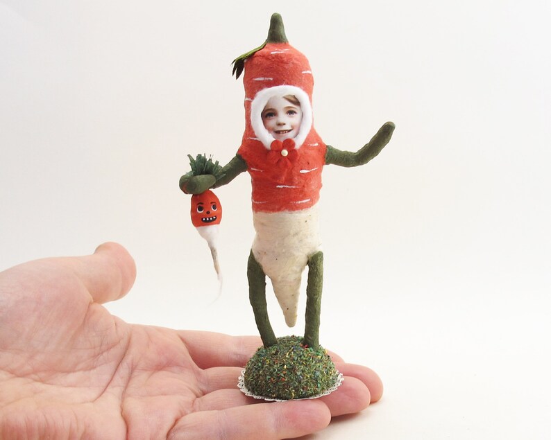 Spun Cotton Radish Child Figure image 5