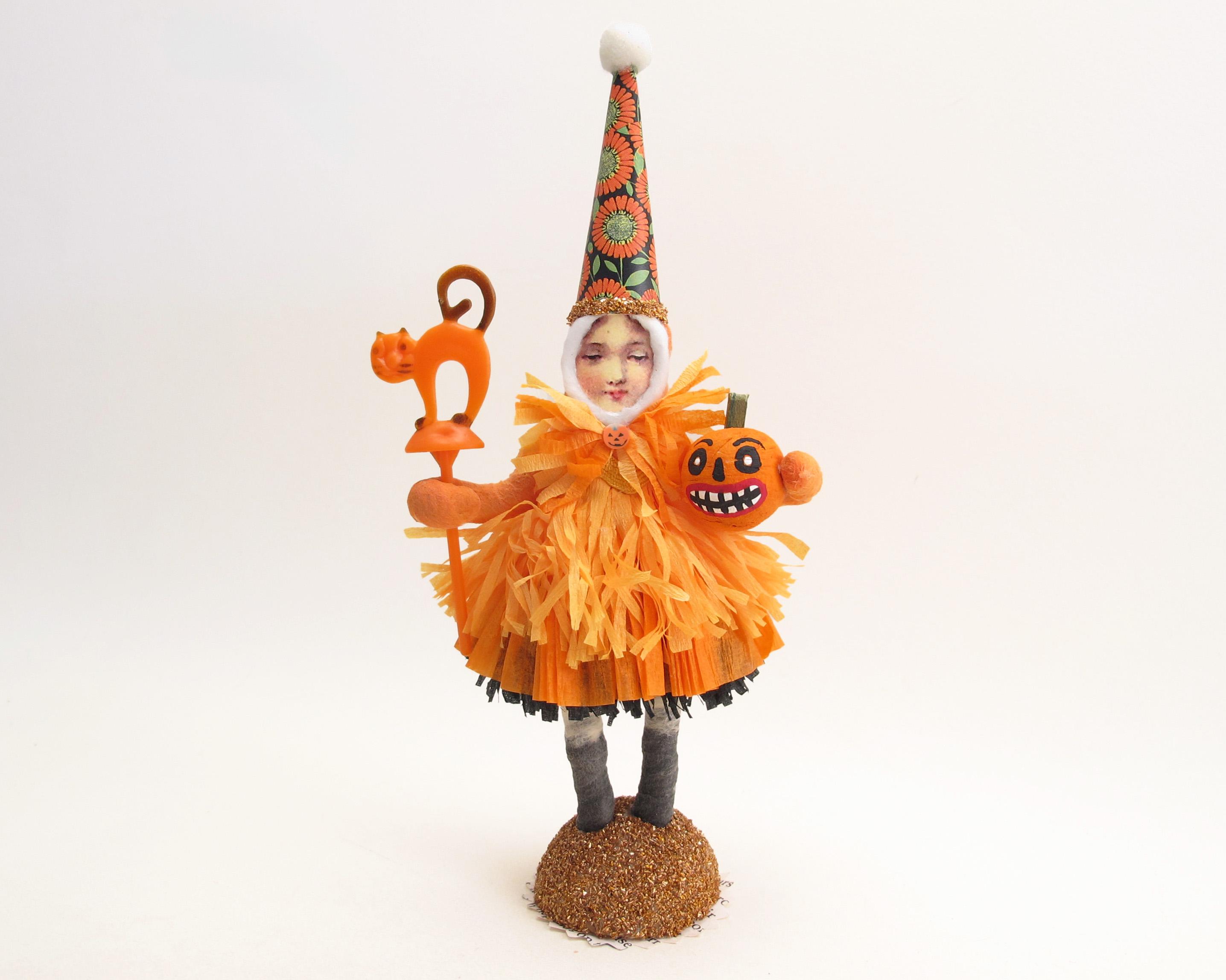 ぷっくりアート『ハロウィン』 スパンコットン フリル＆チルズ ハロウィンガールフィギュア（アソート