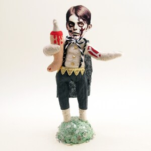 Baumwolle gesponnene Halloween-Zombie-Junge mit abgetrennter Bein-Figur