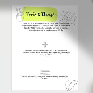 Art making workbook, color and design art workbook, art exploration workbook, art lovers ideas and art prompts, art teacher workbook