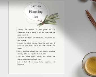 Planer, Kalender und Planer zum Ausdrucken (Digitaler Download)