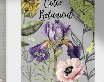 Botanische Malvorlagen, Kunsttherapie für Erwachsene & Jugendliche (PDF)